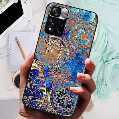 Funda de silicona para Xiaomi Redmi Note 11 Pro Plus 5G – Diseño de león, lobo y animales