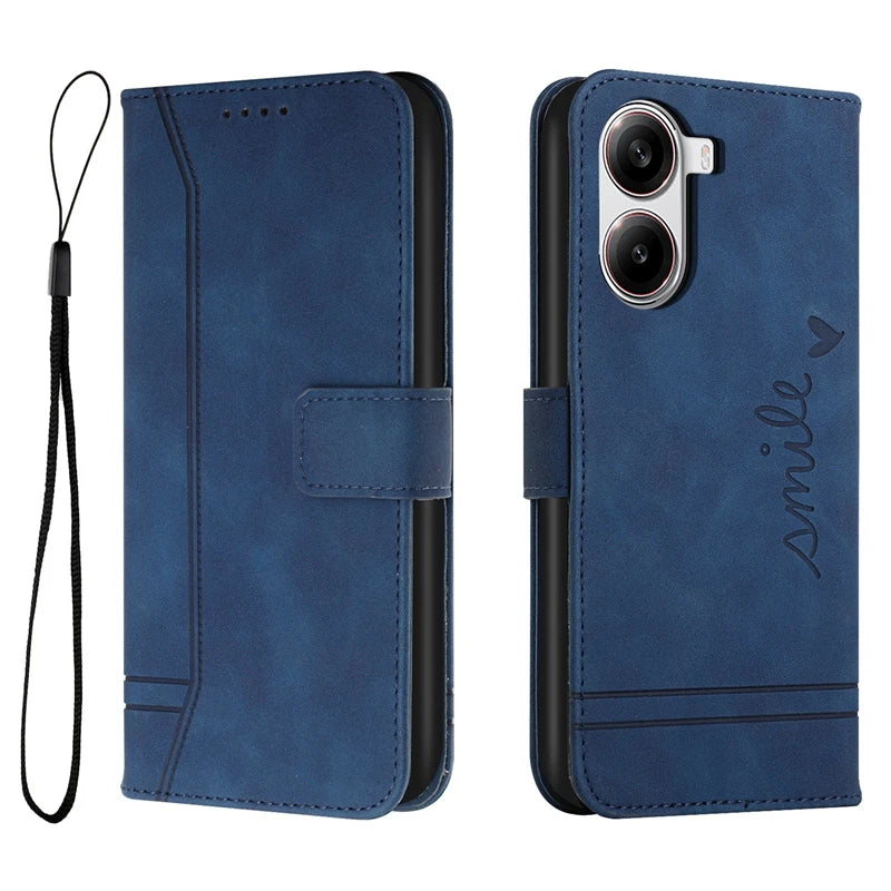 Funda Poco X7 / X7 Pro – Flip Case de Cuero con Tarjetero y Cierre Magnético