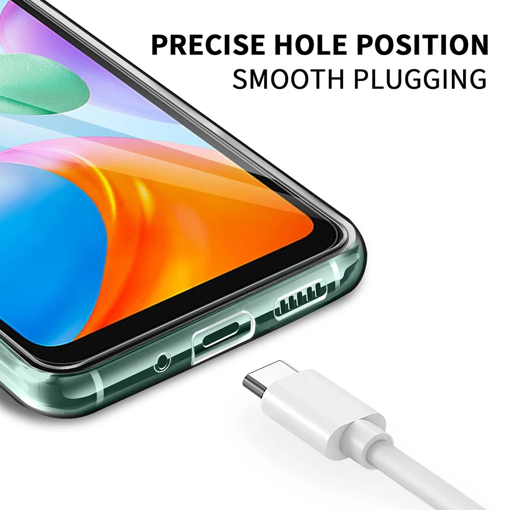 Funda transparente ultrafina de silicona TPU para Xiaomi Poco C40 C50 C51 C55 F3 M2 M3 M4 Pro M5s X3 X4 X5 GT Pro 5G