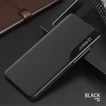 Funda Smart Flip View con Ventana para Honor 20S – Carcasa de Cuero Magnética con Función Inteligente