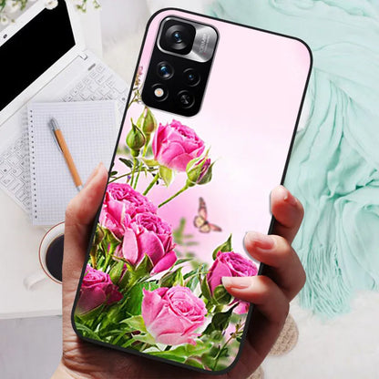 Funda de silicona para Xiaomi Redmi Note 11 Pro Plus 5G – Diseño de león, lobo y animales