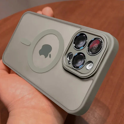 Funda Translúcida Original para iPhone 17-11 Pro Max – Compatible MagSafe, carga magnética y protección lente