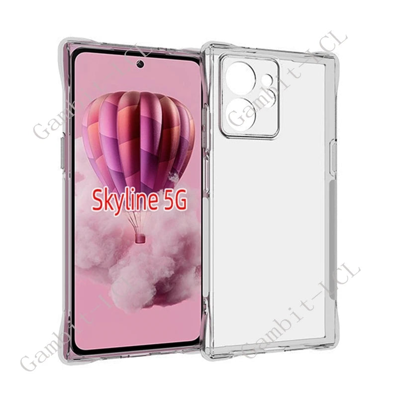 Funda HMD Skyline 6.55" 2024 TA-1600 con anillo soporte – TPU Silicona suave antigolpes