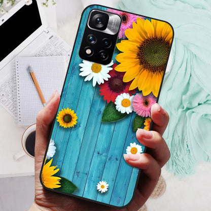 Funda de silicona para Xiaomi Redmi Note 11 Pro Plus 5G – Diseño de león, lobo y animales