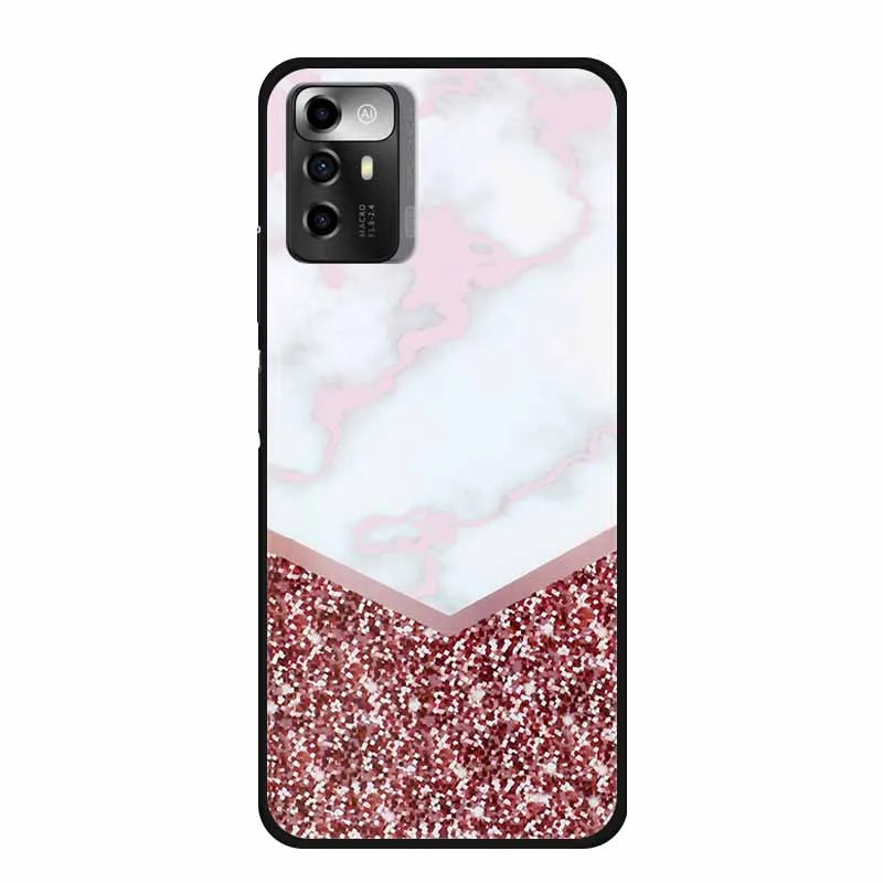 Funda ZTE Blade A72 5G Mármol – Carcasa TPU y silicona suave antigolpes
