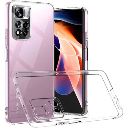 Funda transparente ultrafina de silicona para Xiaomi Redmi Note 11, 11S, 11T Pro, 11 Pro+ – protección completa