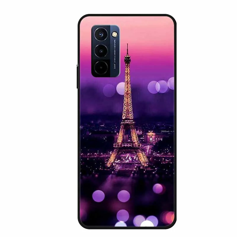 Funda para Wiko 10 – carcasa de silicona TPU suave pintada, antigolpes y protectora 360° (6.75”)