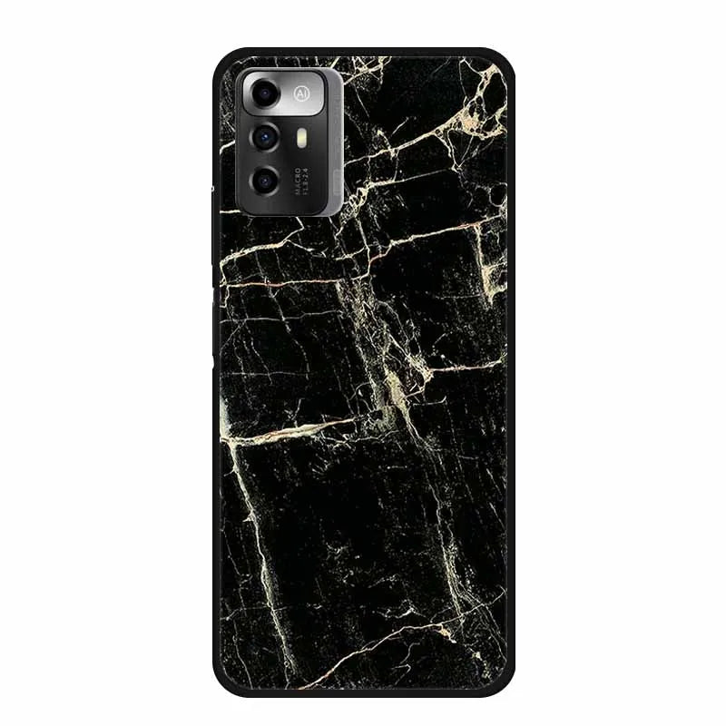 Funda ZTE Blade A72 5G Mármol – Carcasa TPU y silicona suave antigolpes