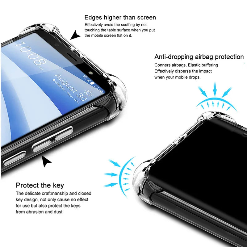 Funda Airbag HMD Fusion X1, Skyline, Pulse – TPU suave con protección completa antigolpes