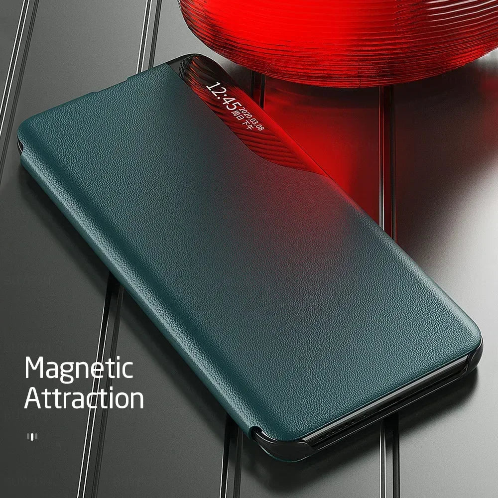 Funda Xiaomi 14T 14 13T Pro 5G – Flip Cover Magnética de Cuero con Soporte