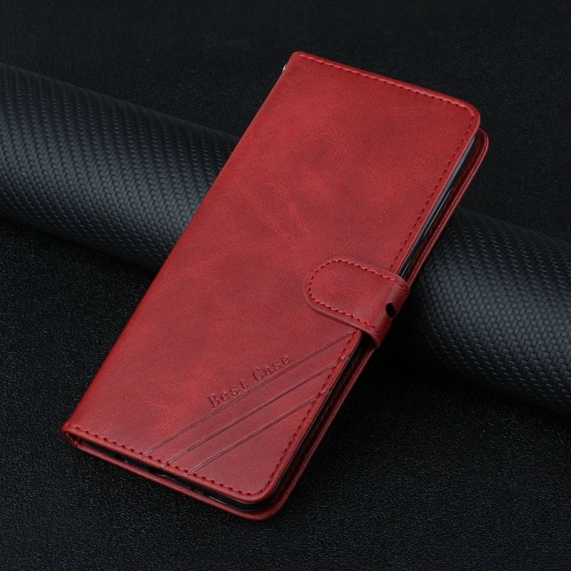 Funda Poco X7 / X7 Pro – Flip Case de Cuero con Tarjetero y Cierre Magnético