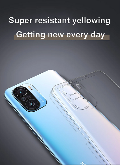 Funda ultradelgada transparente Xiaomi Poco – TPU suave y resistente a golpes