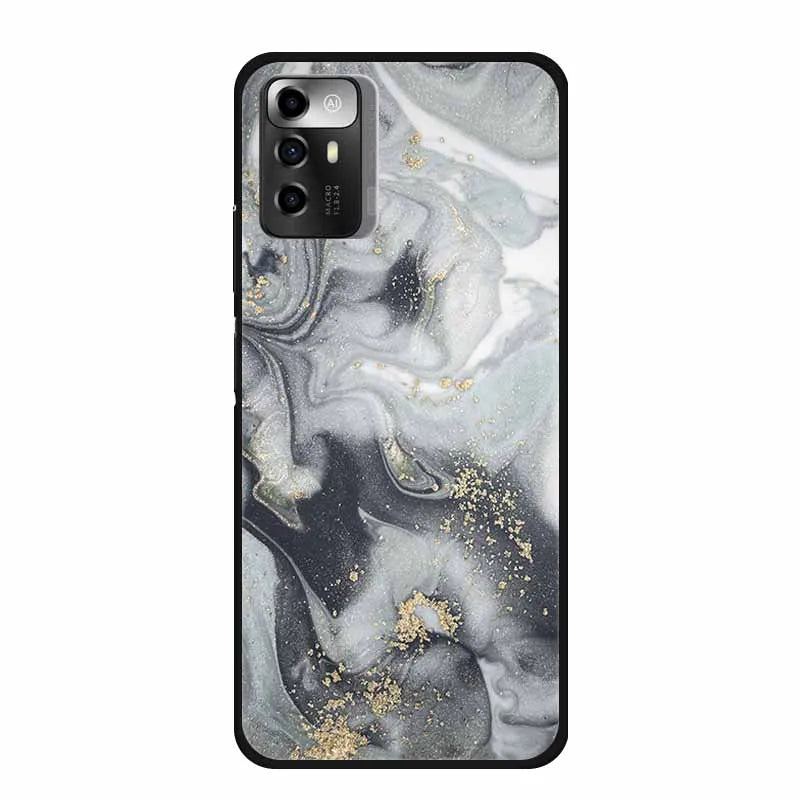 Funda ZTE Blade A72 5G Mármol – Carcasa TPU y silicona suave antigolpes