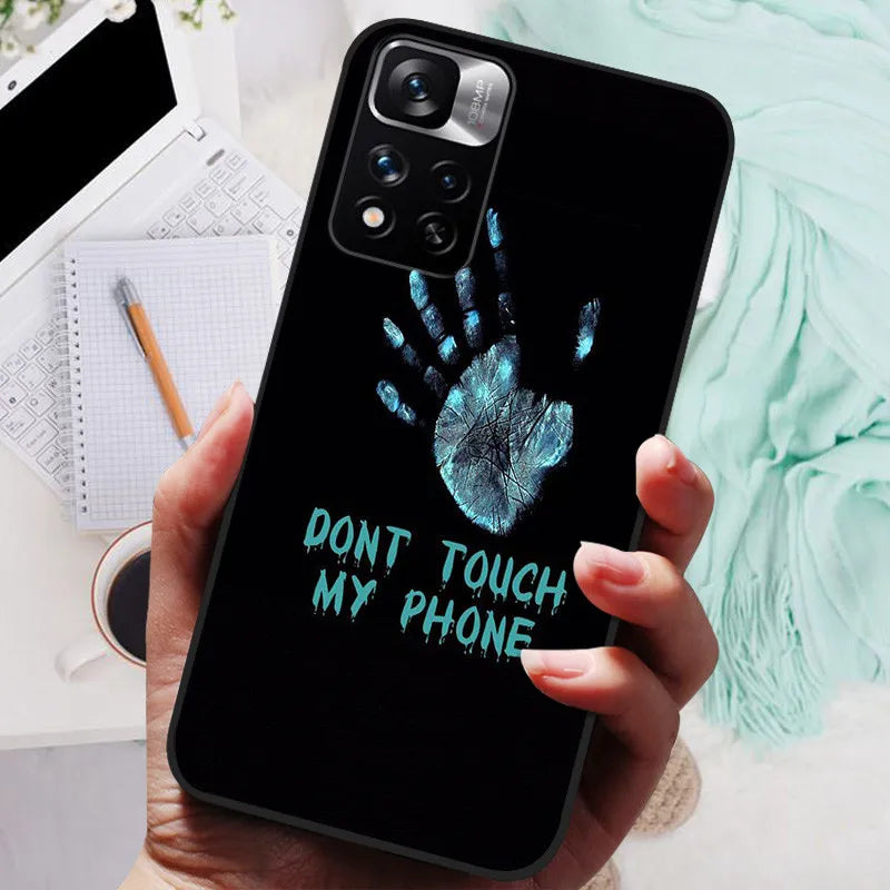 Funda de silicona para Xiaomi Redmi Note 11 Pro Plus 5G – Diseño de león, lobo y animales