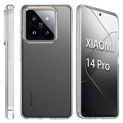Funda ultrafina transparente para Xiaomi Mi 13, 13T y 14 Pro – Silicona suave