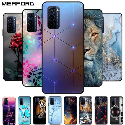 Funda para Wiko 10 – carcasa de silicona TPU suave pintada, antigolpes y protectora 360° (6.75”)