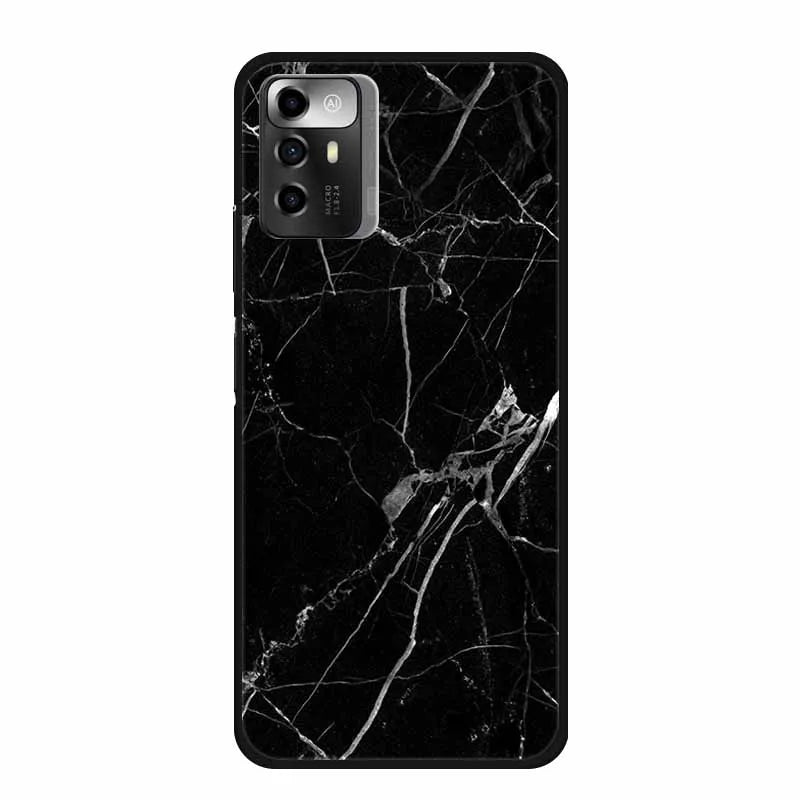 Funda ZTE Blade A72 5G Mármol – Carcasa TPU y silicona suave antigolpes