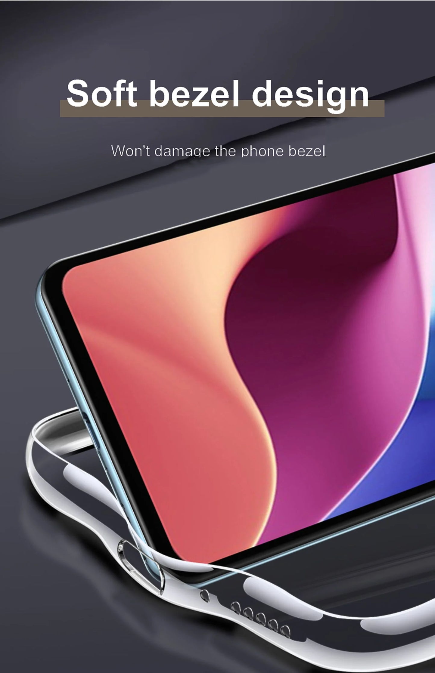 Funda ultradelgada transparente Xiaomi Poco – TPU suave y resistente a golpes