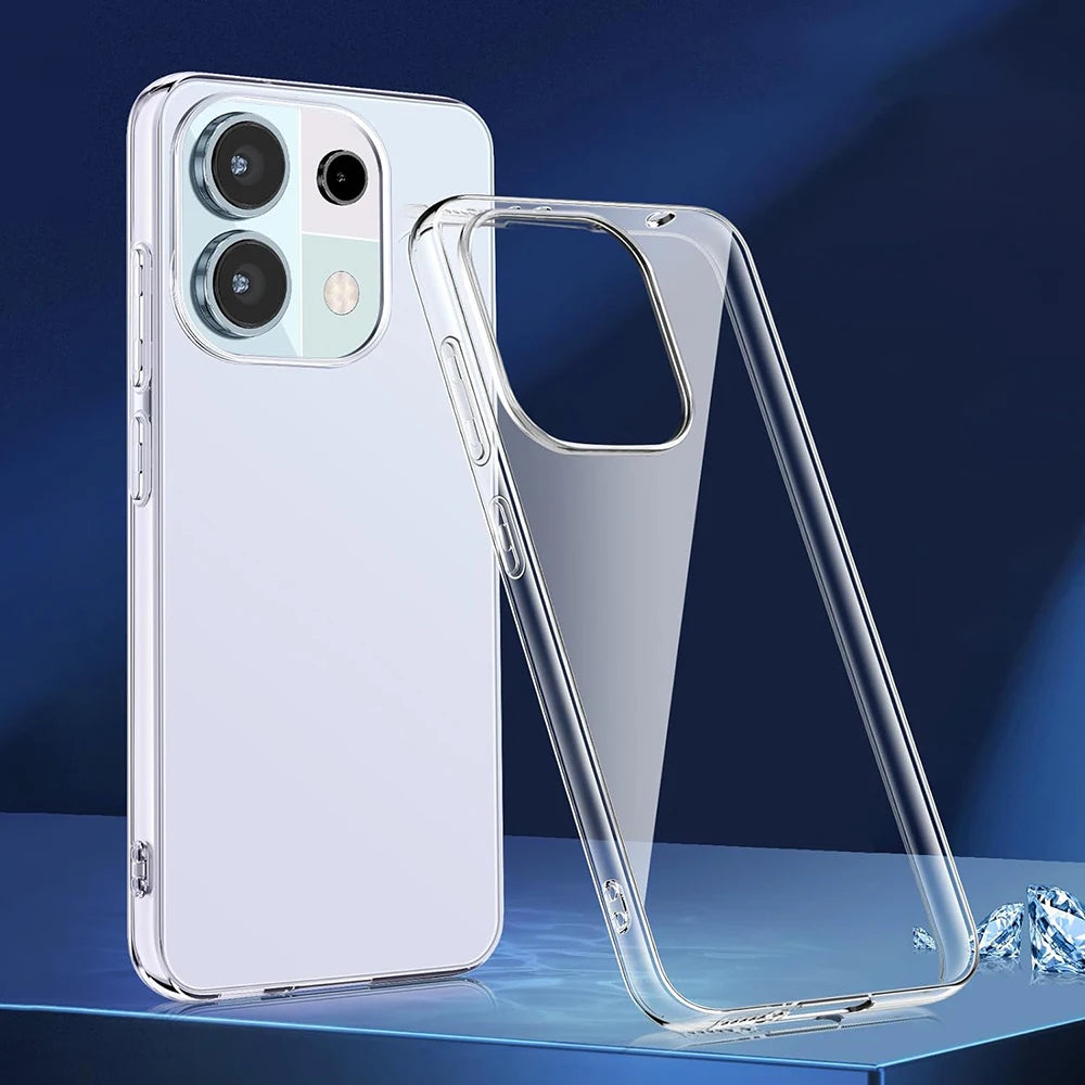 Funda Transparente de Silicona Ultra Delgada para Redmi Note 13 Pro Plus / Pro+ 4G 5G