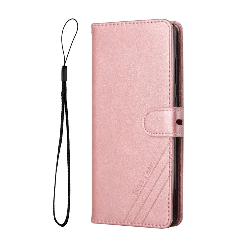 Funda Poco X7 / X7 Pro – Flip Case de Cuero con Tarjetero y Cierre Magnético