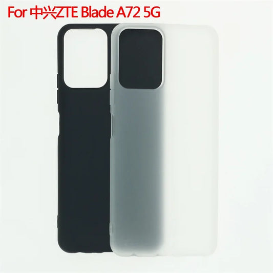 Funda ZTE Blade A72 5G 7540N 6.52 – Carcasa TPU Mate Negra o Transparente Ultrafina