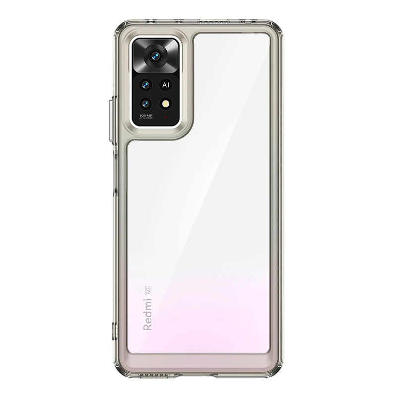 Funda de Silicona Transparente Luxury para Redmi Note 11 Pro | TPU Antigolpes