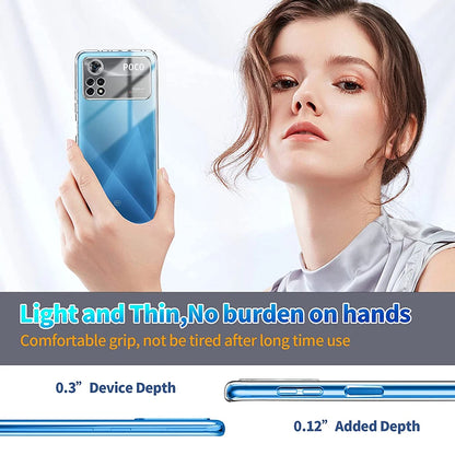 Funda transparente ultrafina de silicona para Xiaomi Poco X4 Pro 5G – Protección completa