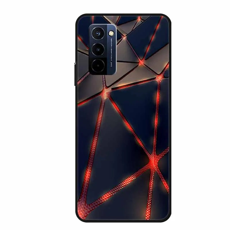 Funda para Wiko 10 – carcasa de silicona TPU suave pintada, antigolpes y protectora 360° (6.75”)