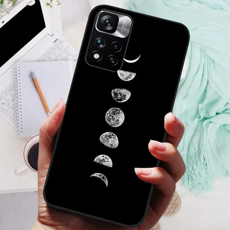 Funda de silicona para Xiaomi Redmi Note 11 Pro Plus 5G – Diseño de león, lobo y animales