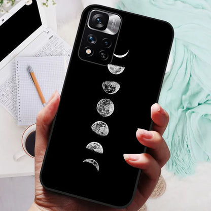 Funda de silicona para Xiaomi Redmi Note 11 Pro Plus 5G – Diseño de león, lobo y animales