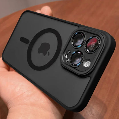 Funda Translúcida Original para iPhone 17-11 Pro Max – Compatible MagSafe, carga magnética y protección lente