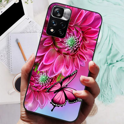 Funda de silicona para Xiaomi Redmi Note 11 Pro Plus 5G – Diseño de león, lobo y animales