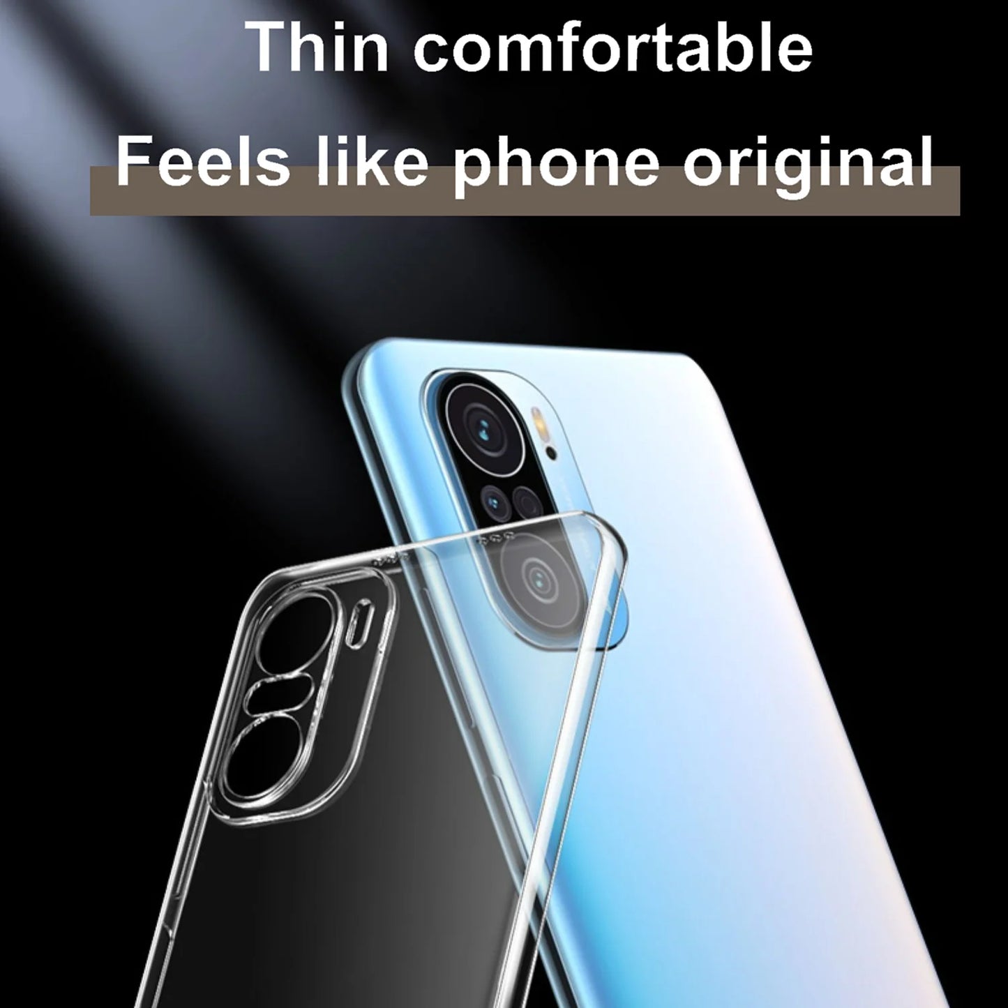 Funda ultradelgada transparente Xiaomi Poco – TPU suave y resistente a golpes