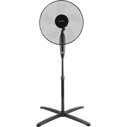 Ventilador de Pie Grunkel FAN-165X NG/ 50W/ 5 Aspas 40cm/ 3 Velocidades