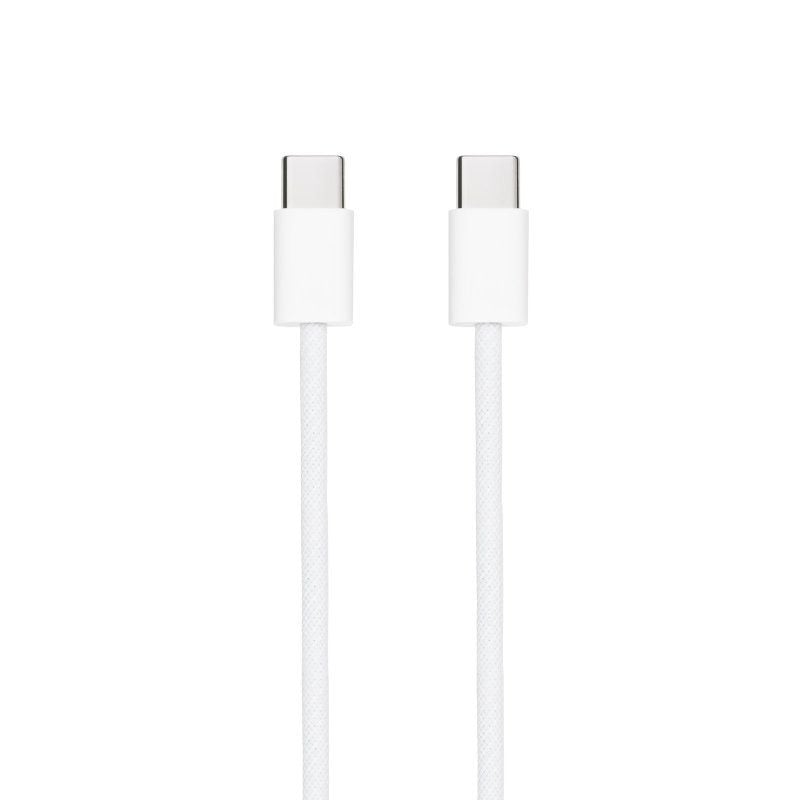 Cable USB 2.0 Tipo-C Nanocable 10.01.6002-CO/ USB Tipo-C Macho - USB Tipo-C Macho/ Hasta 60W/ 480Mbps/ 2m/ Blanco