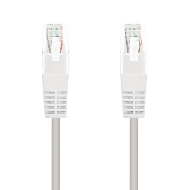Cable de Red RJ45 UTP Nanocable 10.20.0101-W Cat.5e/ 1m/ Blanco