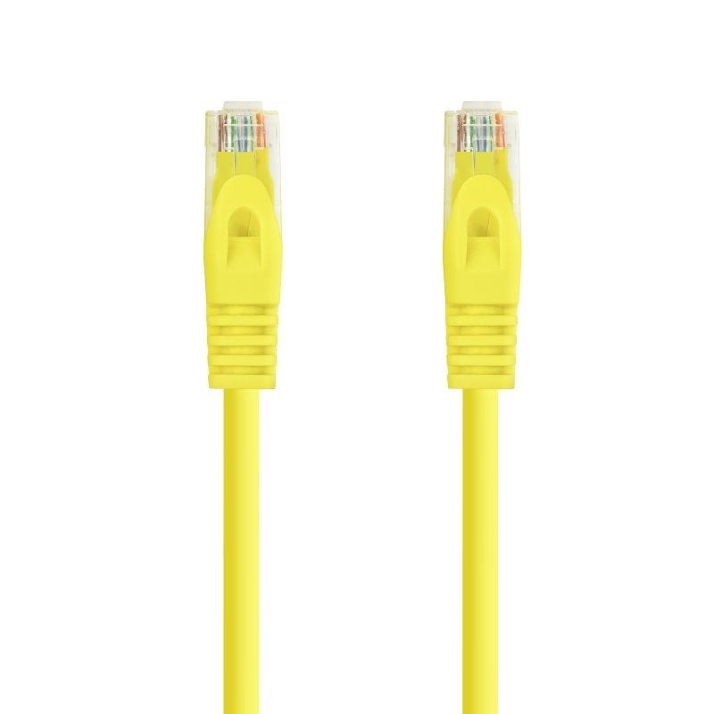 Cable de Red RJ45 UTP Nanocable 10.20.1800-L25-Y Cat.6A/ LSZH/ 25cm/ Amarillo