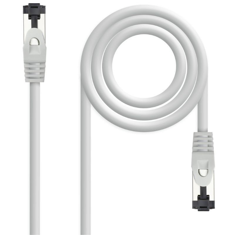 Cable de Red RJ45 SSTP Nanocable 10.20.2005 Cat.8.1/ 5m/ Gris