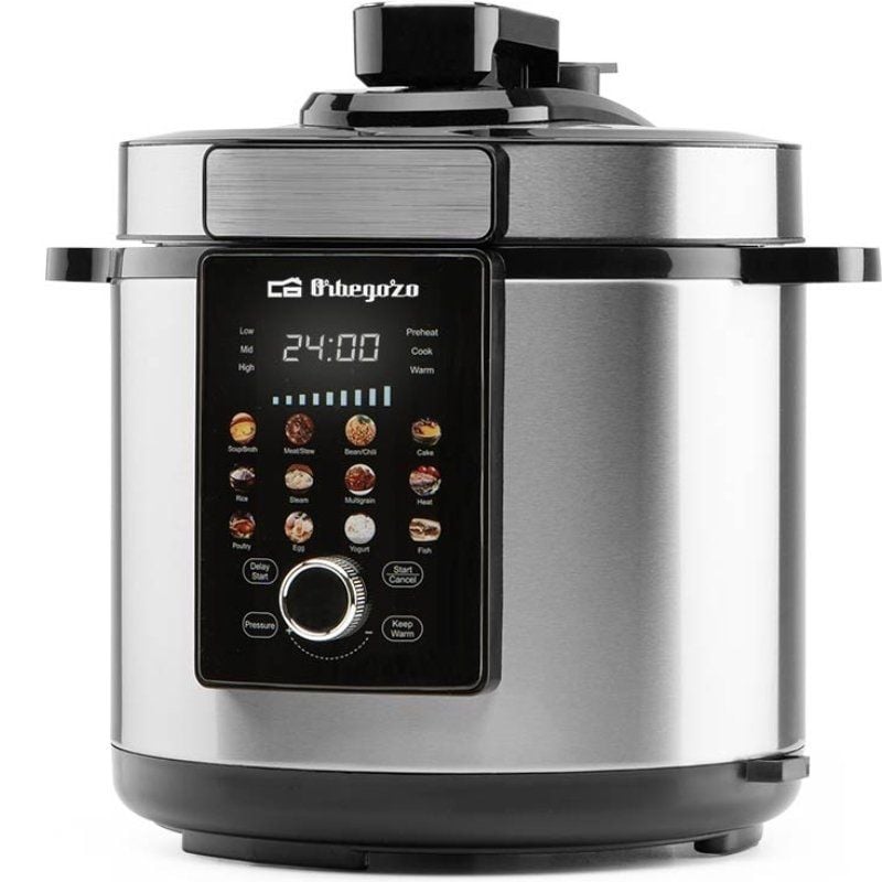 Olla Eléctrica Programable Orbegozo HPE 6500/ 1000W/ Capacidad 6L