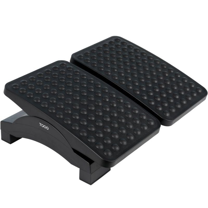 Reposapiés Ajustable/ Inclinable TooQ TQFR0604-B/ 430 x 320 x 105-130 mm