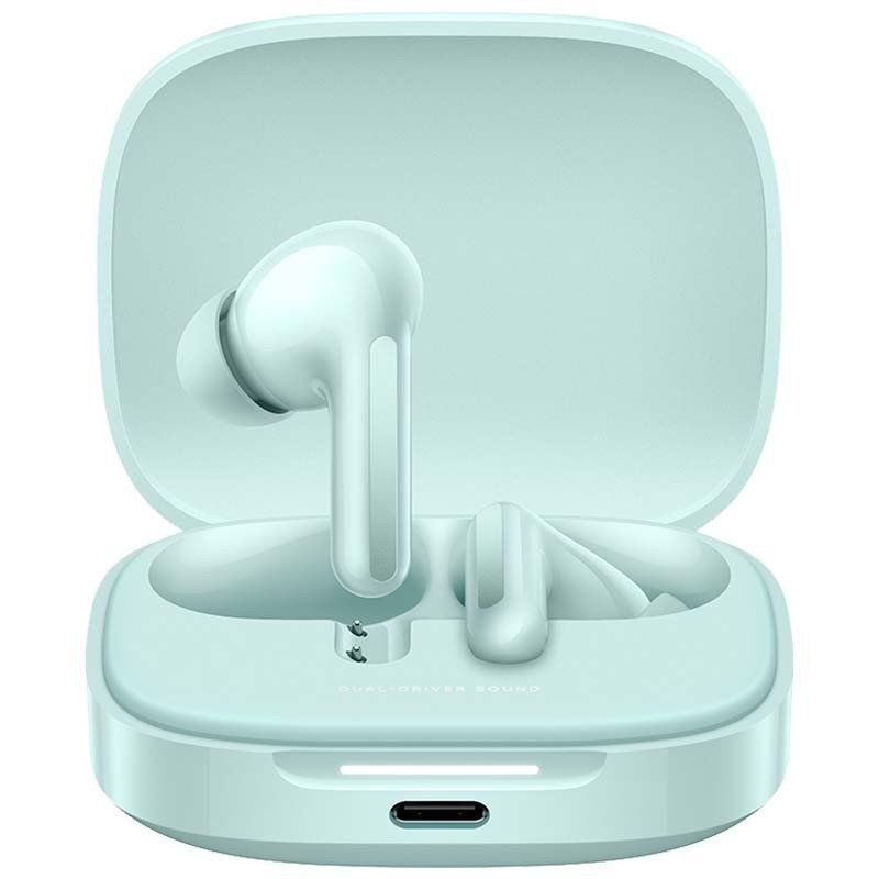 Auriculares Bluetooth Xiaomi Redmi Buds 6 con estuche de carga/ Autonomía 10h/ Verdes
